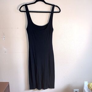 Soft Black Bodycon Midi Dress Closet Staple Effortless Sophistication!